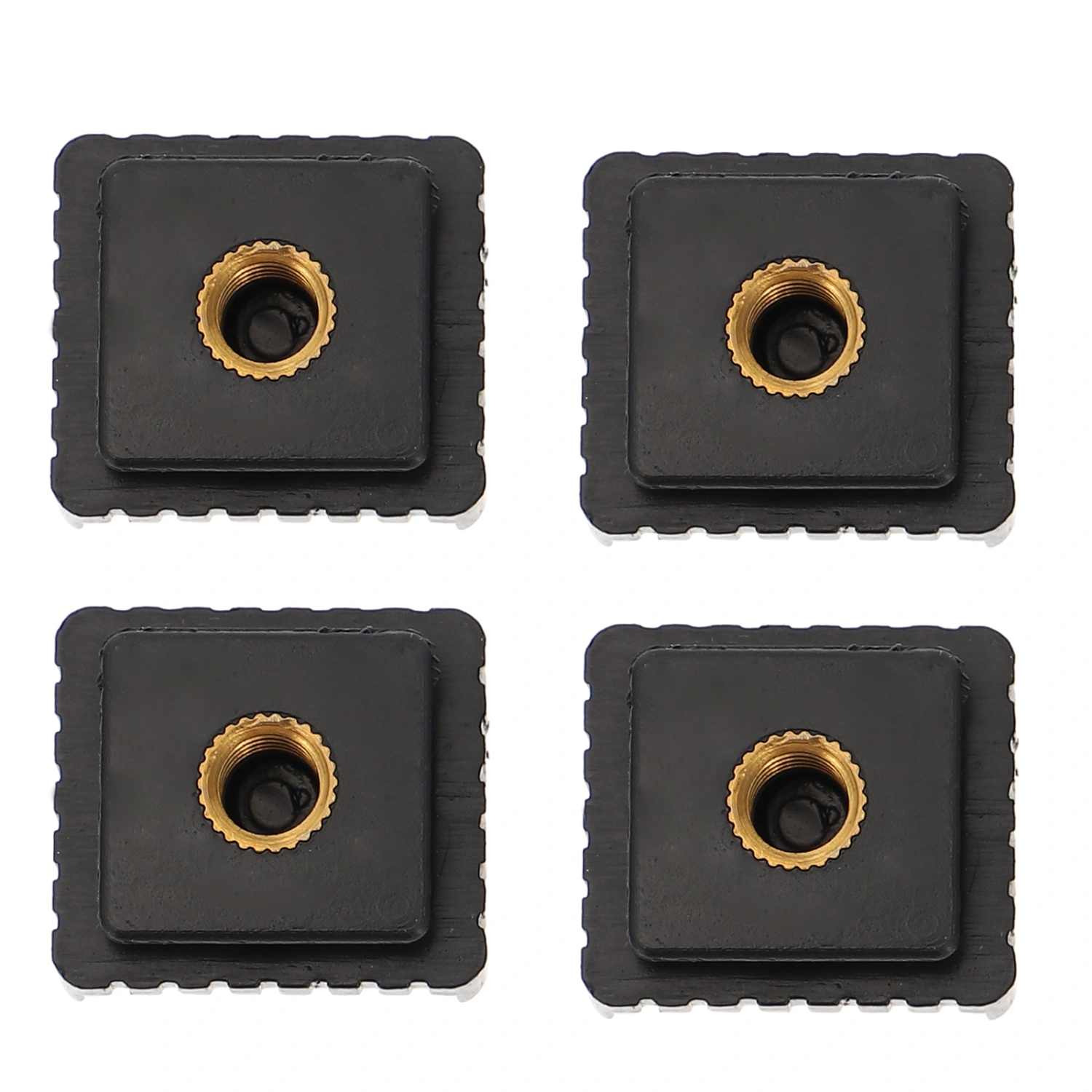 4pcs Hot Shoe Mount 1/4 Inch Hole Quick Release Hot Shoe Mount Bracket For Flash