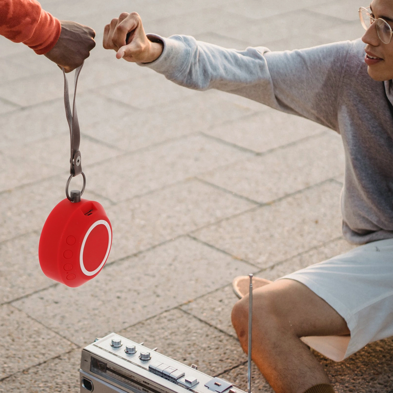 1 Pc Outdoor Sports Speaker Waterproof Portable High Definition Wireless Speaker
