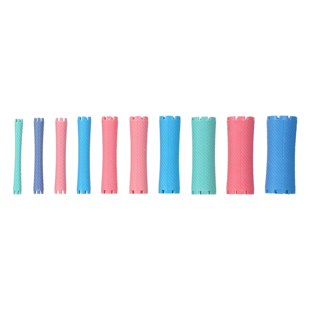 100Pcs Hair Rollers Wavy Hair Roller Perm Rod Reusable Hair Roller Hair Styling Rollers