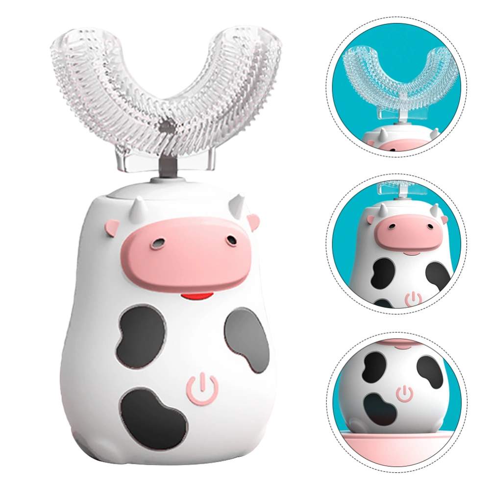 1 Set U-Shape Toothbrush Cow Shape Baby Toothbrush Sonic Electric Toothbrush