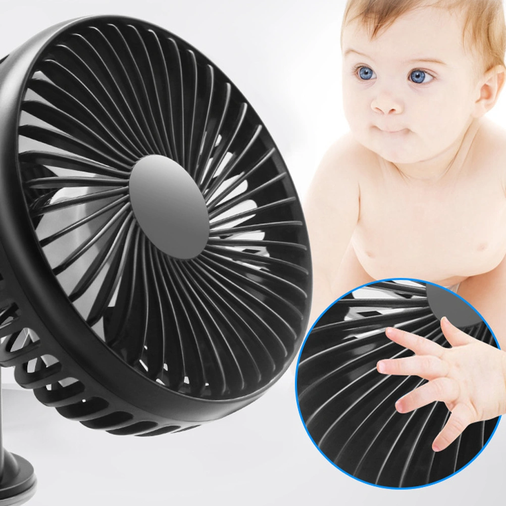 Car Fan Universal Car Cooling Fan Car USB Charging Fan Rotatable Fan for Truck