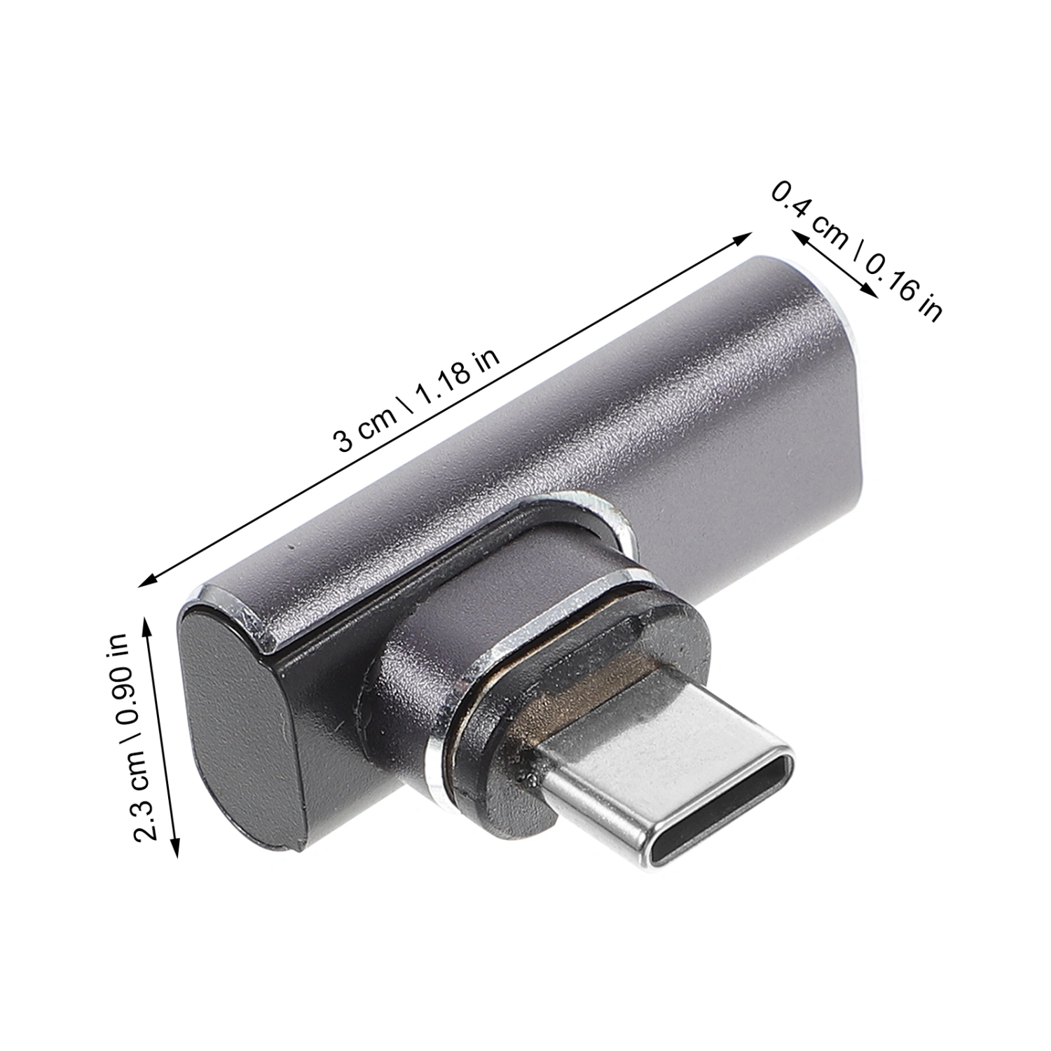 USB C Magnetic Adapter 90 Degree Magnetic Connector Head 100W 24 Pin Connector