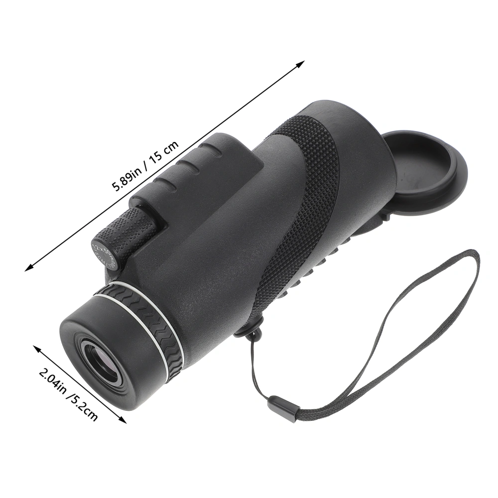 1 Set Outdoor Monocular 40x60 High Magnification Sightseeing Phone Telescope