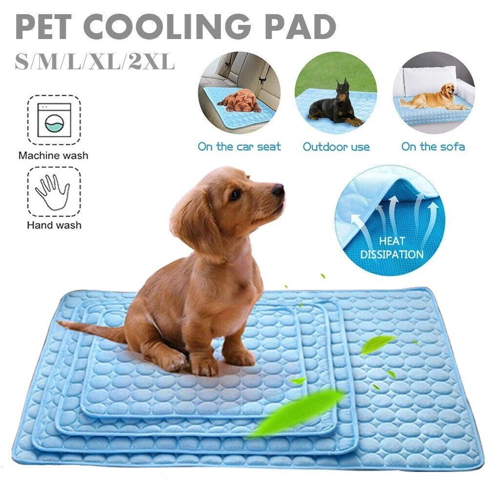 Dog Cooling Mat Summer Pad Pet Mat Bed for Dogs Cat Blanket Sofa Breathable Summer Washable Pet Supplies Accessories