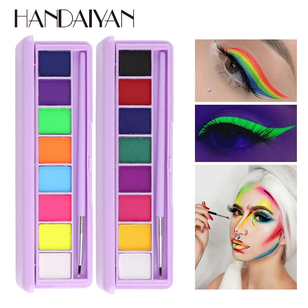 Makeup palette, body painting palette for performances