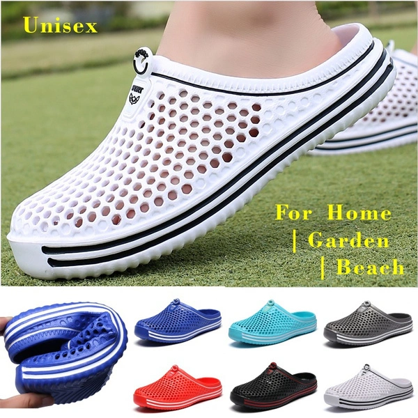 NEW Trending Unisex Summer Hollow-out Breathable Slippers Beach Shoes Slippers for Couples Outdoor/Indoor Sandals Plus Size