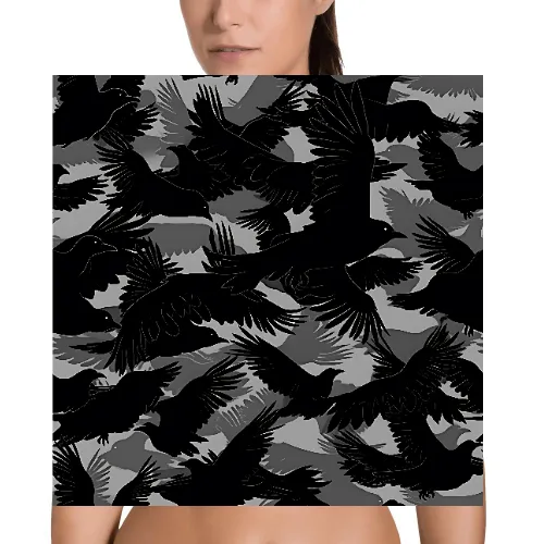 Dark Flock Raven Sports Bra