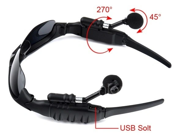 New Wireless Bluetooth Sunglasses Headset Headphones for IPhone Samsung HTC Nokia VVF