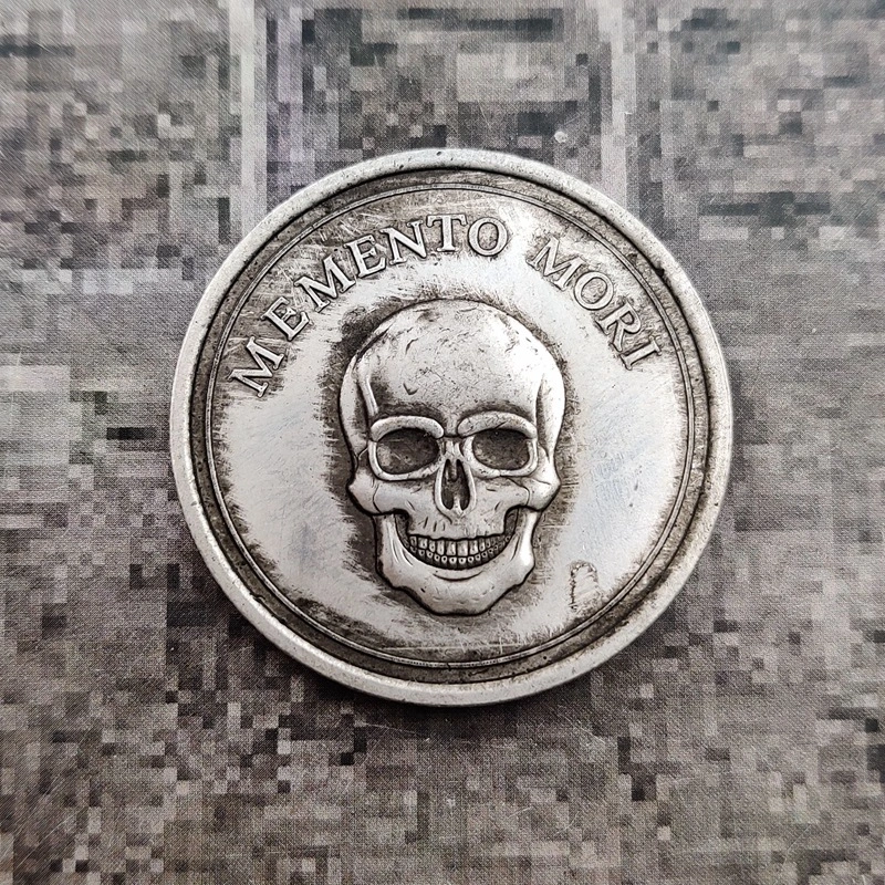 Death Warning Skull Commemorative Coin