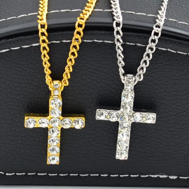 Hip Hop Men's Classic Cross Pendant Necklace Personality