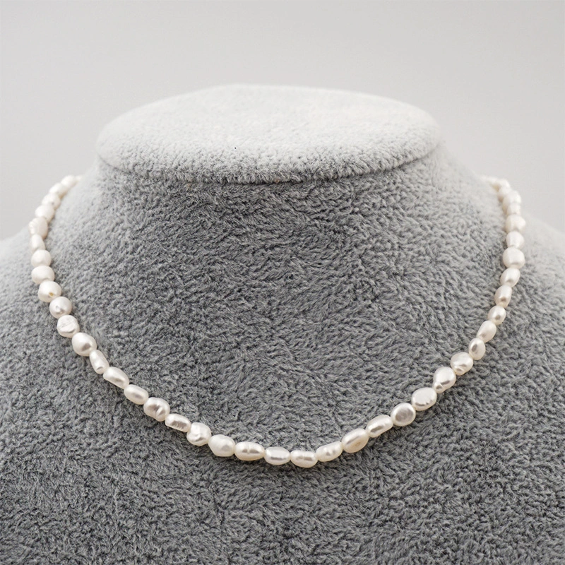 Freshwater Baroque Pearl Necklace Clavicle Chain