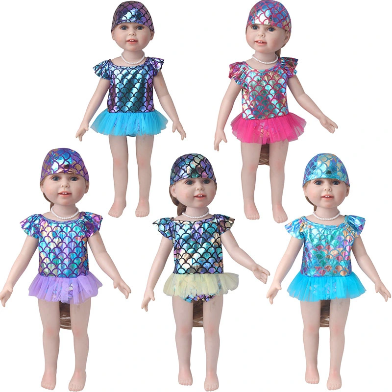 Doll Clothes Sequin Gauze Fashion Swimsuit