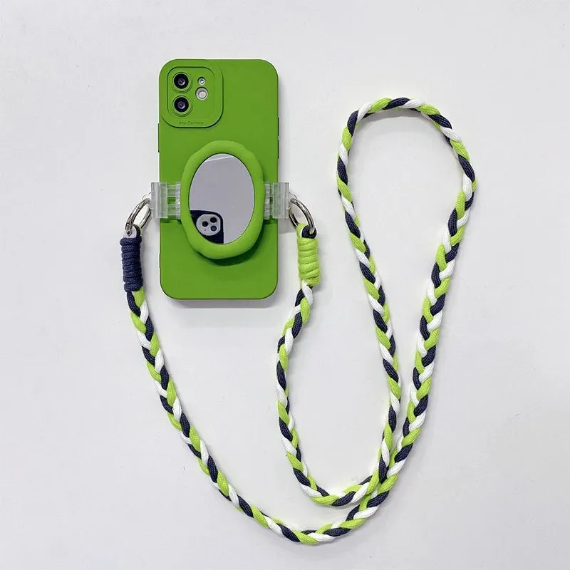 Back Splint Lanyard Shell Crossbody Strap Mobile Phone Case