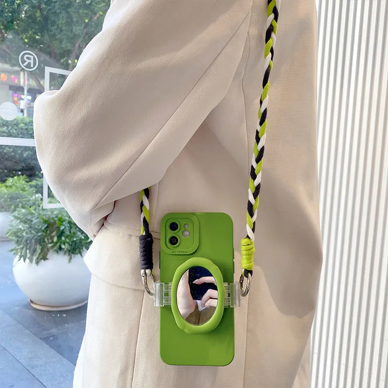 Back Splint Lanyard Shell Crossbody Strap Mobile Phone Case