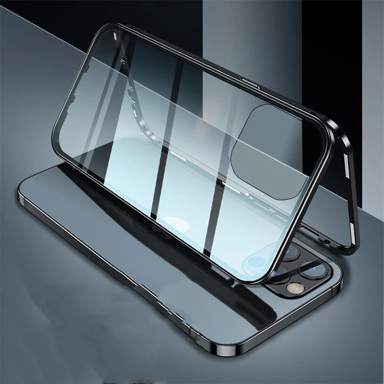 Magnetic Double-sided Glass Phone Case Protective Sleeve