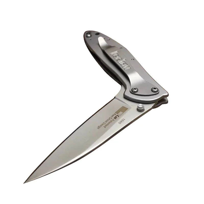 Outdoor knife full steel folding knife with high hardness