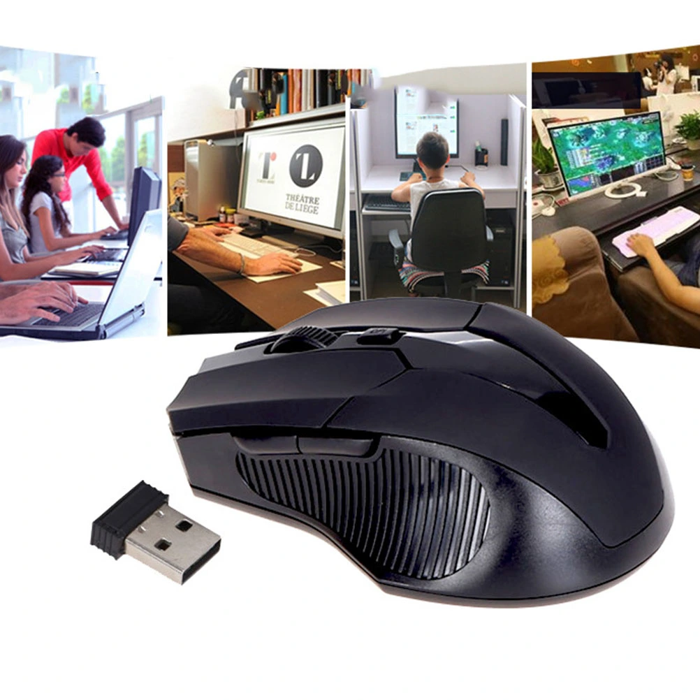 Wireless Mouse Foldeble Computer Mouse Portable Mouse Thin Laptop Mouse Lightweight Touch Mouse for Home Festival Gift (Black)