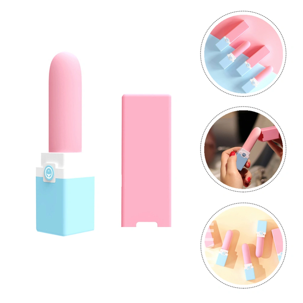 1Pc Lipstick Design Vibrator Women Safety Clitoris Massager Adult SM Toy