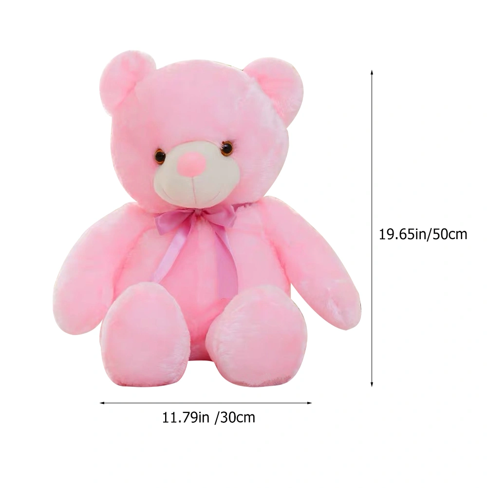 LED Bear Doll Adorable Luminous Bear Doll Plush Bear Glowing Toy Adorable Doll for Kids