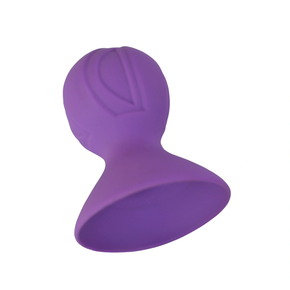 1 Pair Breast Massager Silicone Massager Breast Body Massager for Women Purple