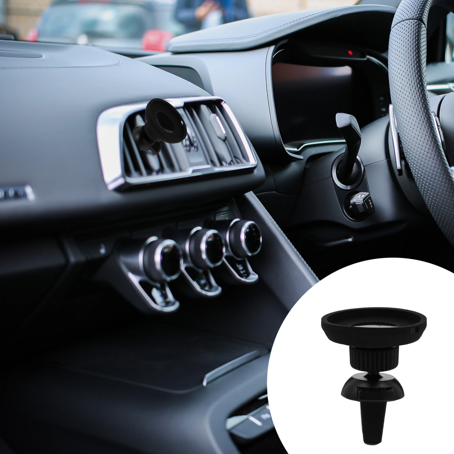 Wireless Car Magnetic Phone Charger Stand Air Vent Mounted Phone Holder