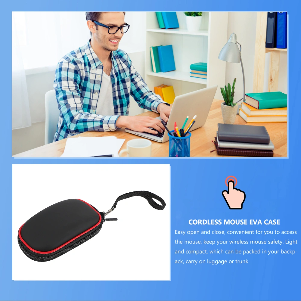 Wireless Mouse Bag Compatible For Magic Mouse 1/2 Travel Carrying Container Case