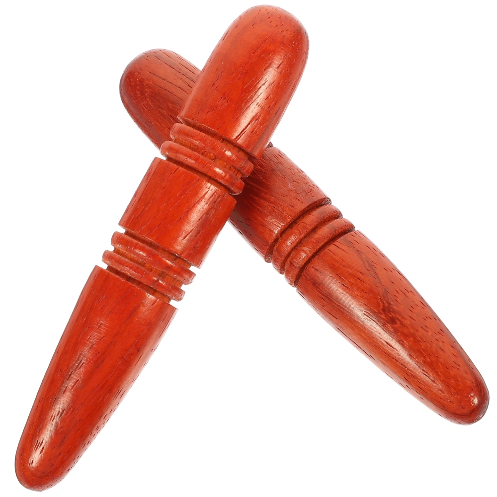 2pcs Wooden Muscle Massage Sticks Traditional Thai Massage Tools for Feet Hands