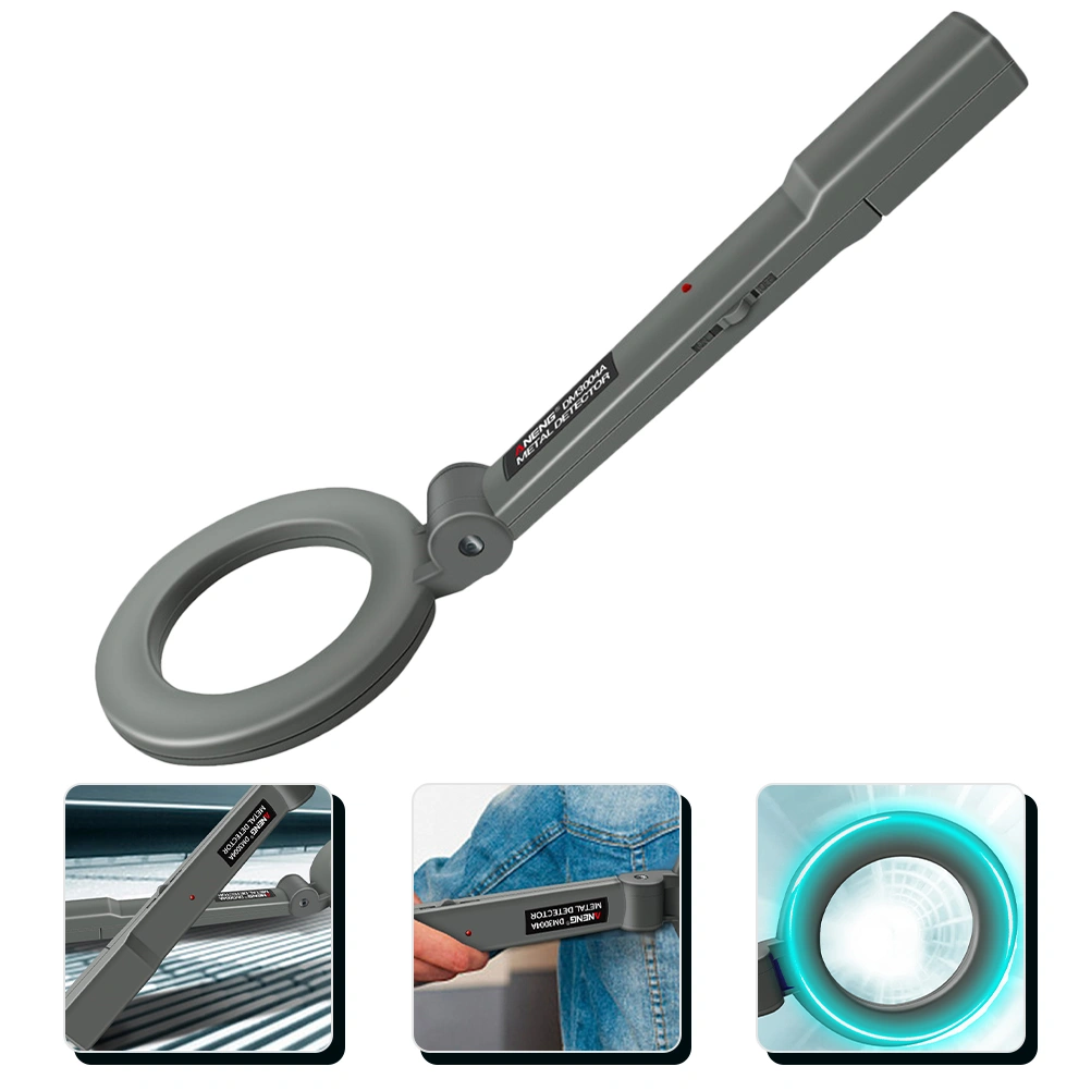 Handheld Metal Detector Handheld Search Treasure Probe Alarm Led Detector Tool