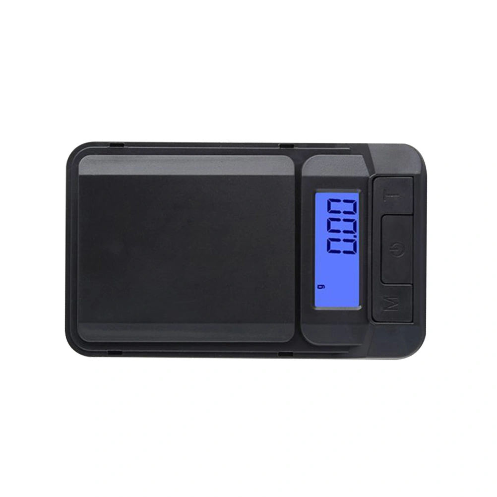 1PC Mini Portable Electronic Scale Tea Powder Jewelry Scale Small Table Scale for Home Store Use 500g/0.01g Black