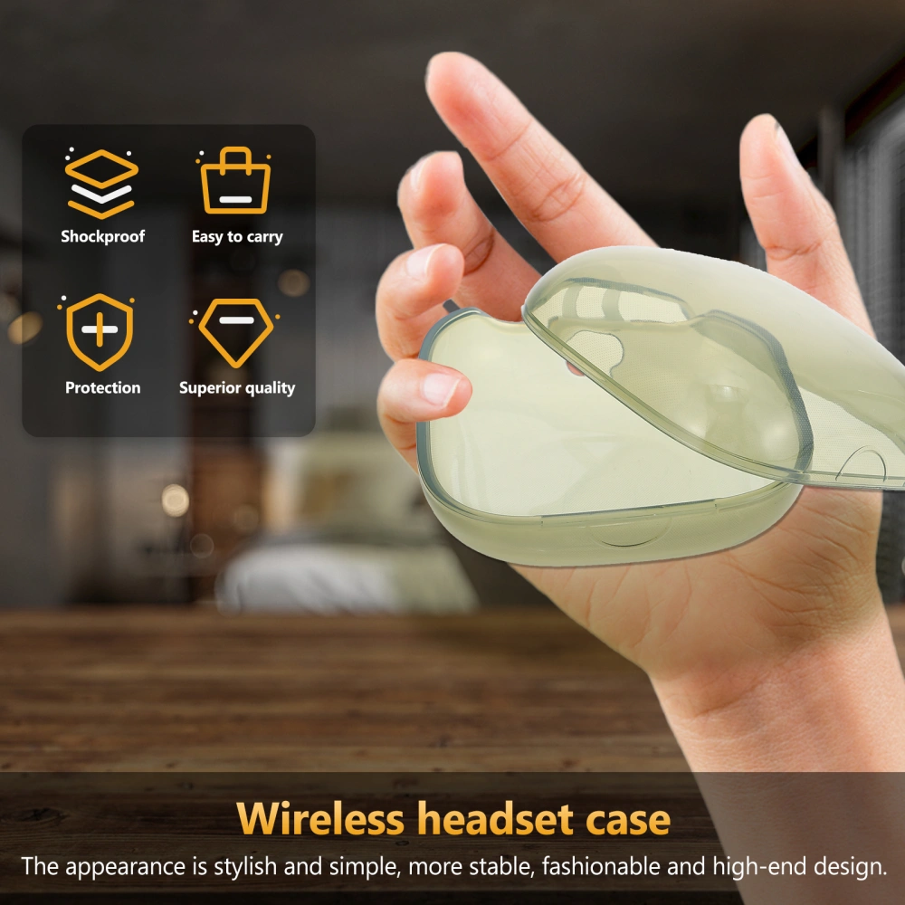 Wireless Headset Case Compatible For Powerbeats Pro Transparent Earphone Box