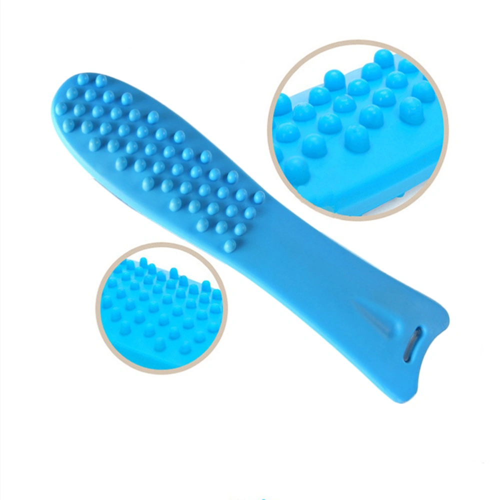 1PC Silicone Massage Pat Meridian Beating Stick Sha Therapy Slap Plate Body Care Supplies for Women Men (Short)