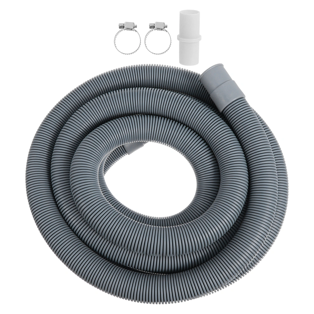 1 Set Washing Machine Drain Hose Washer Drain Hose Extension Kit (3 Meters)