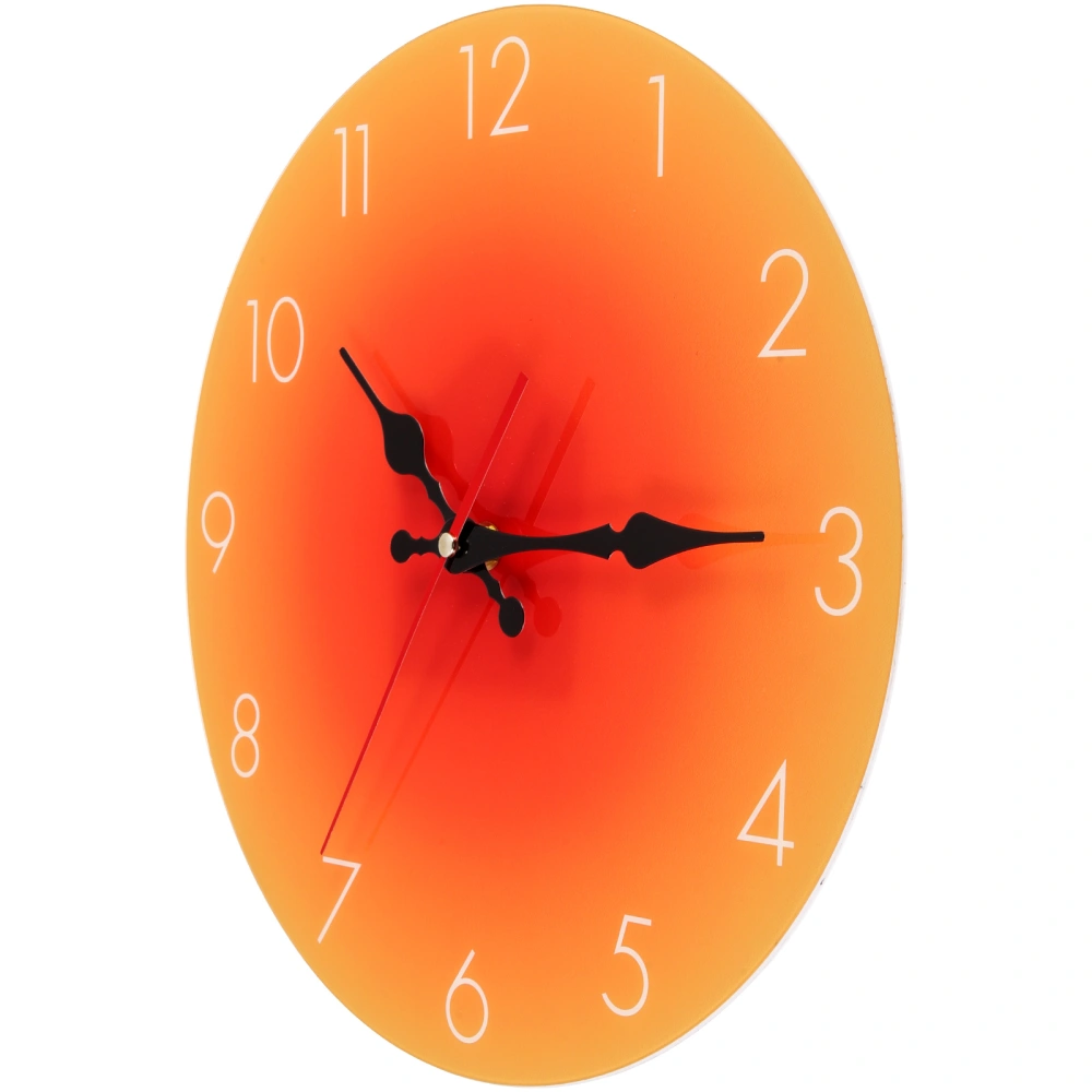 Household Wall-mounted Clock Silent Hanging Clock Decorative Wall Clock Ornament Sunset-like Clock