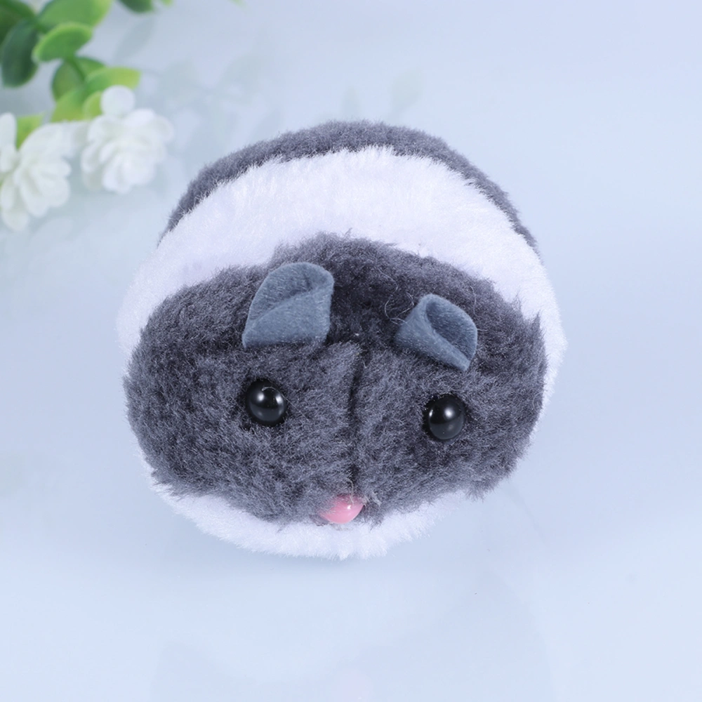 Creative Pet Toys Mice Toy Cat Catcher Toys Mouse Pulling Chain Shake Interactive Toys Kitty Teaser (Grey)