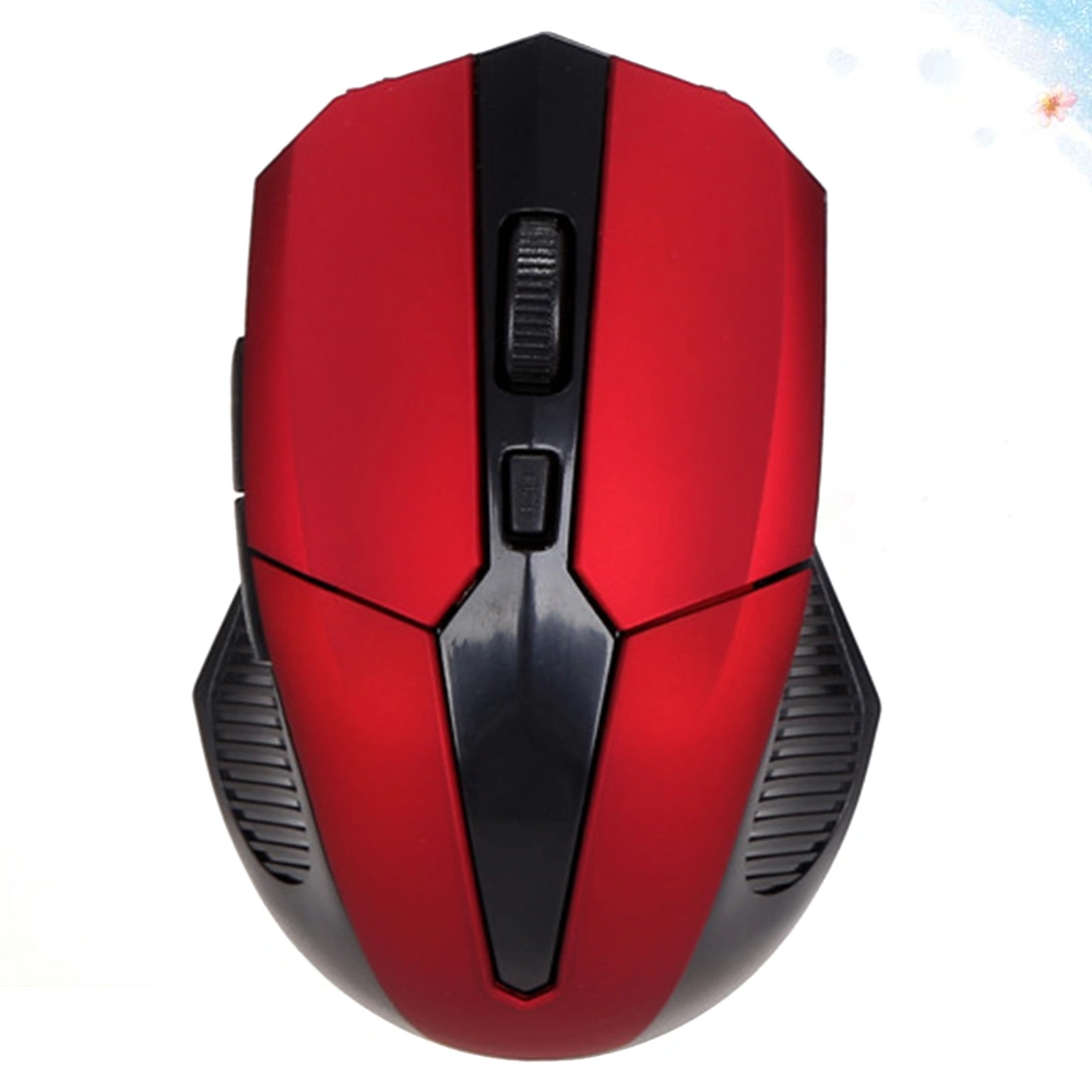 Wireless Mouse Foldeble Computer Mouse Portable Mouse Thin Laptop Mouse Lightweight Touch Mouse for Home Festival Gift (Red)