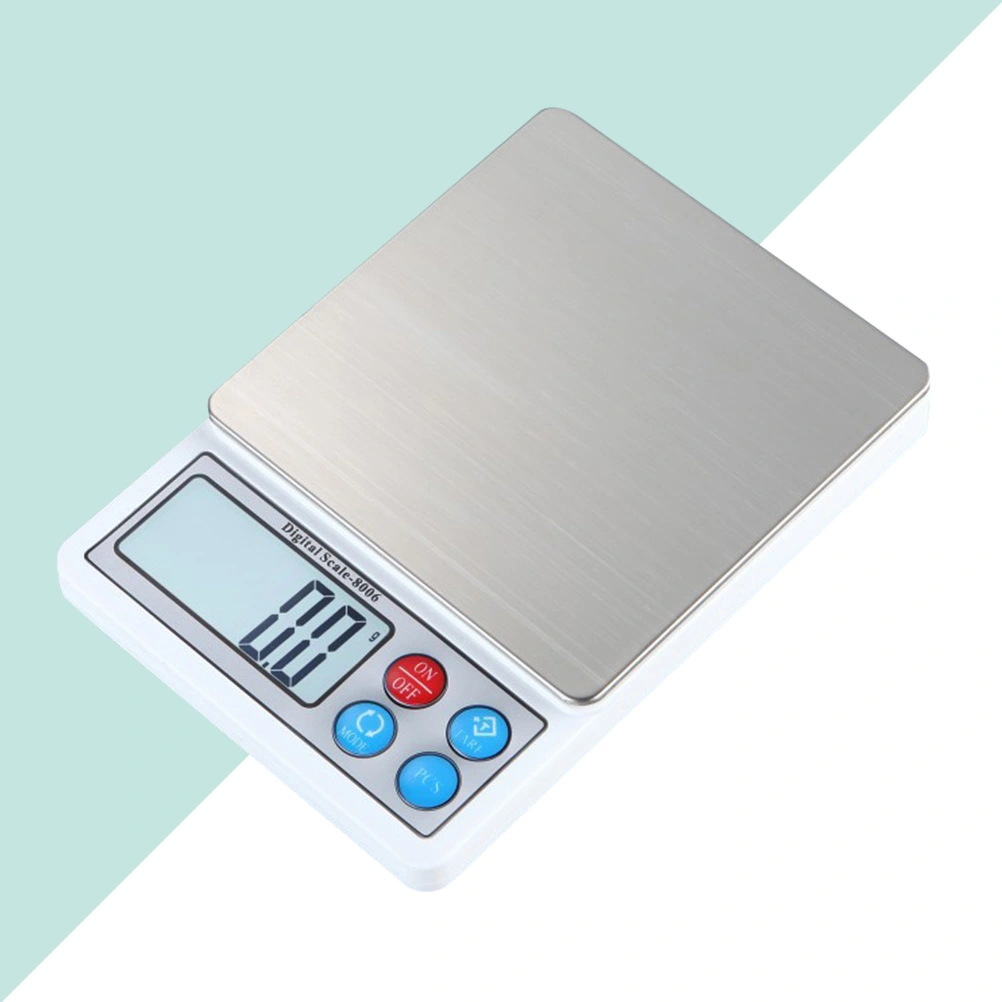 High Precision Jewelry Scale Electronic Digital Pocket Scales Food Weighing Tool for Home Kitchen (600g/0.01g)