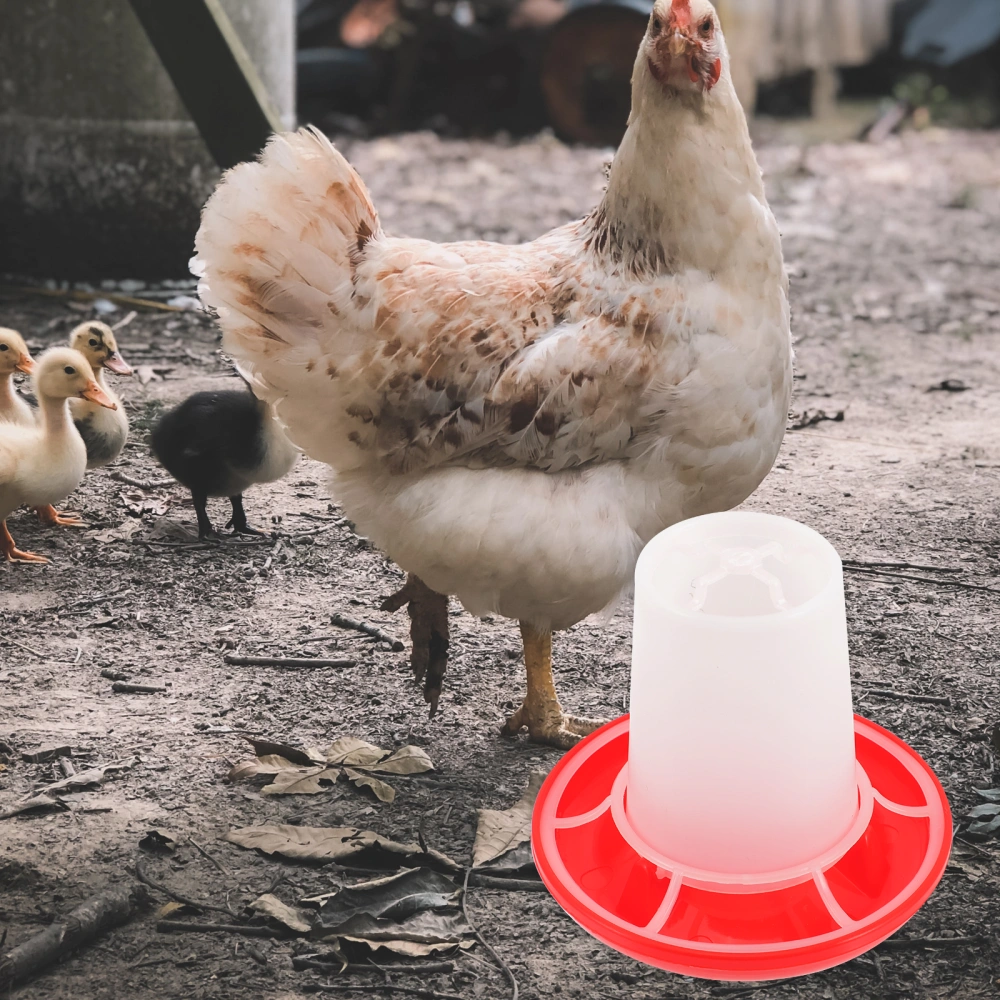 4Pcs Chicken Feeder Poultry Feeding Trough Food Feeding Holder Duck Food Container