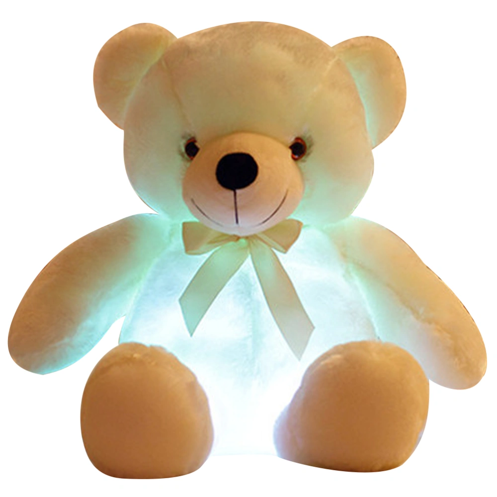 LED Bear Doll Adorable Luminous Bear Doll Plush Bear Glowing Toy Adorable Doll for Kids