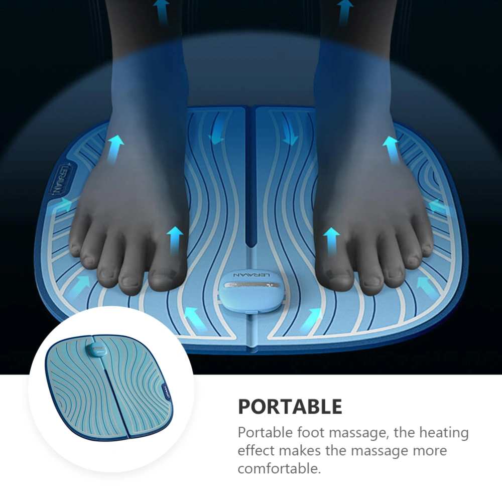 1 Set Electric Foot Massager Pad Foot Massage Mat Improve Blood Circulation Mat