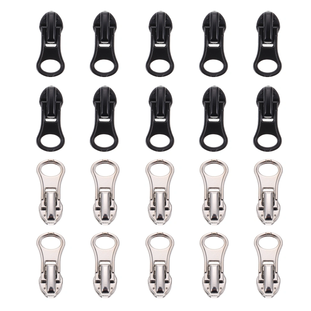 20pcs Nylon Zipper Heads Zipper Repair Accessories Automatic Puller Head Puller