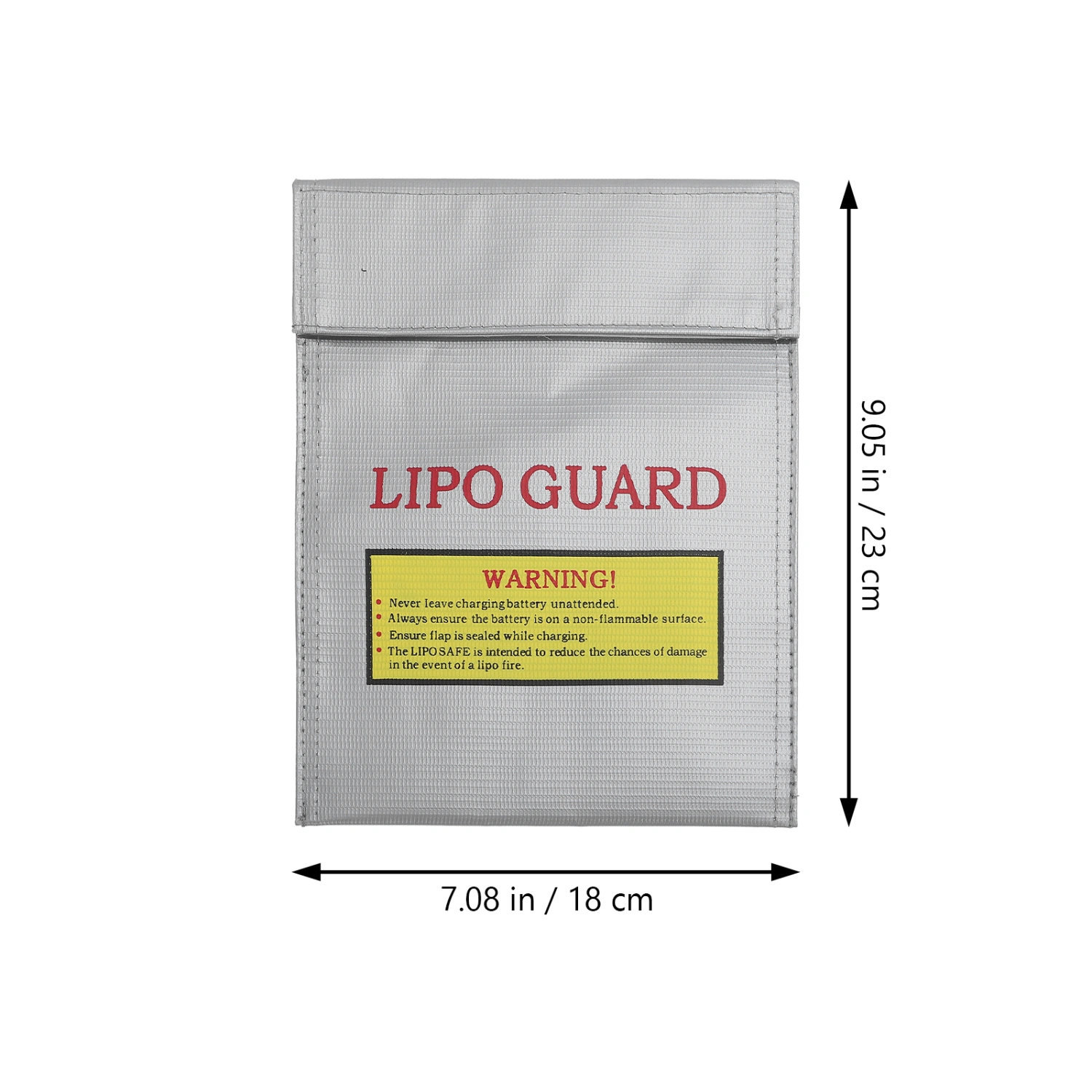 Heat-Resistant Battery Pouch Fireproof Battery Holder Battery Protective  Bag