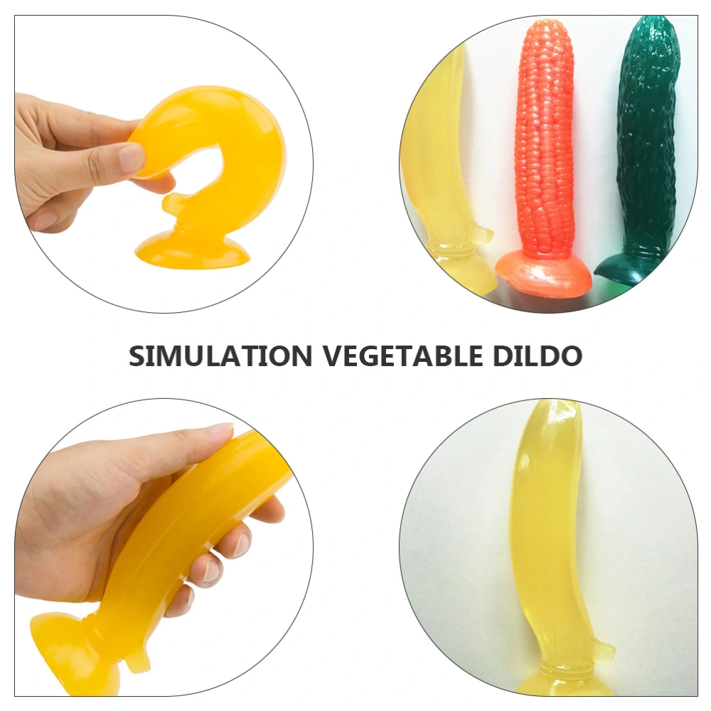 Creative Simulation Banana Dildo Female Masturbation Toy Adult Sex Massager