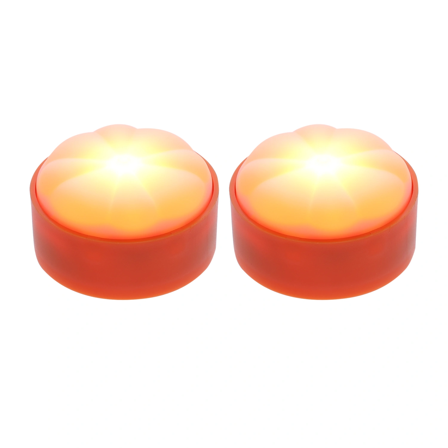 2pcs Adorable Plastic Lights Luminous Adorns Halloween Pumpkin Inner Lamps