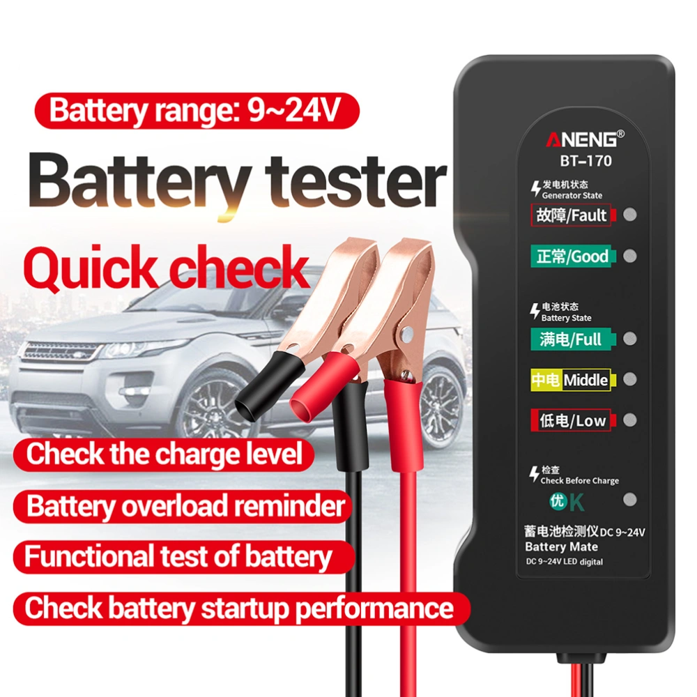 Battery Voltage Tester Voltage Testing Checker Battery Voltage Measurement Tool