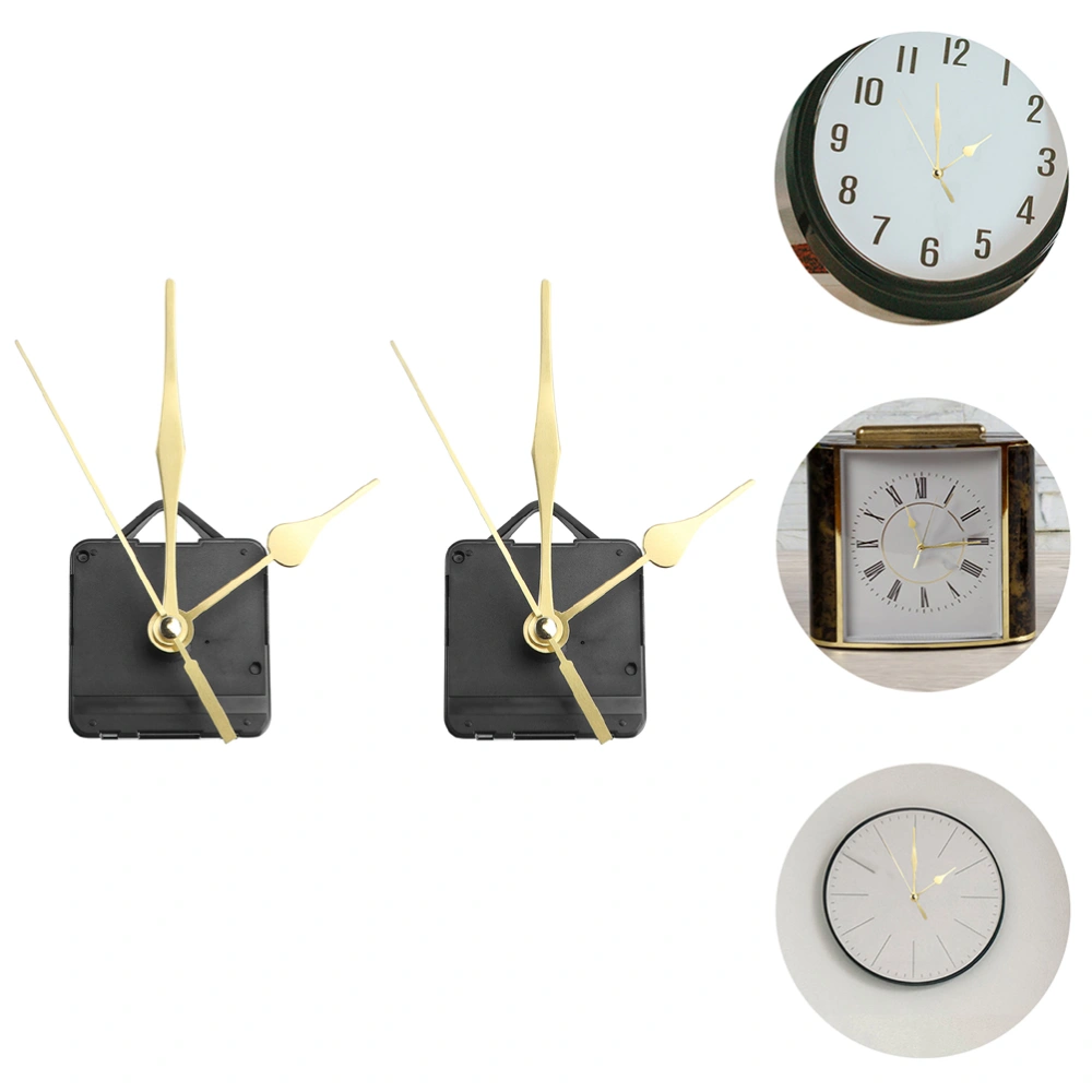 2pcs Long Shaft Quartz Clock Movements Clock Mechanism Repair Kits Clock Parts