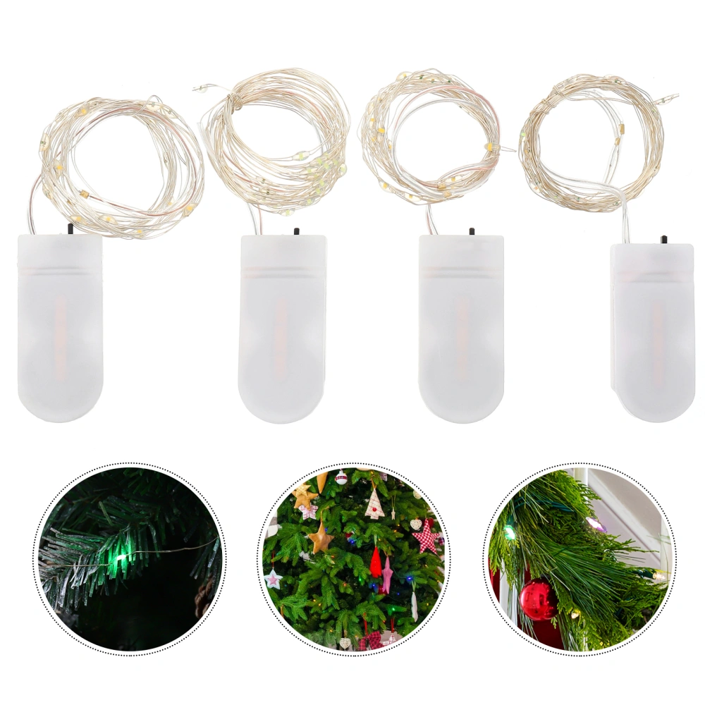 4pcs Delicate Party String Lamp Stylish LED Light String Decorative Lamp String