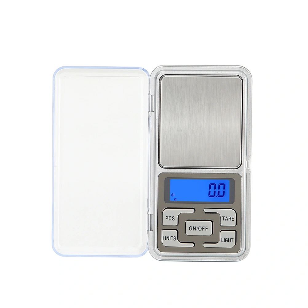 Mini Electronic Jewelry Scale 200g/0.01g High Precision Jewelry Scale Balance Electronic Digital Pocket Scale (Silver)