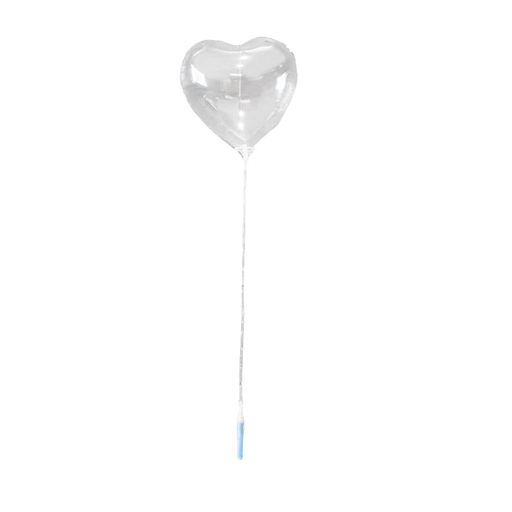 3 Sets Glowing Heart Shape Balloon Flashing Decorative Balloons Party Decoration Supplies for Birthday Festival Bar without Battery