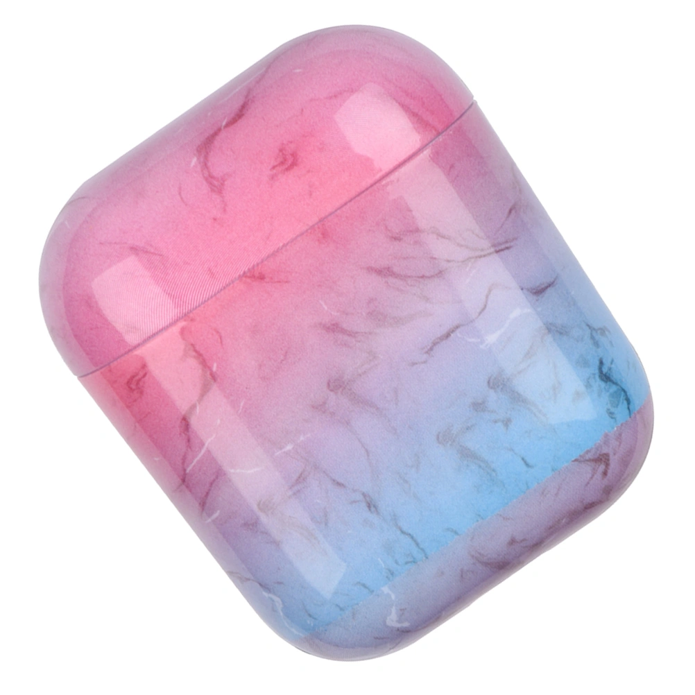 Wireless Earphone Protector PC Marbling Full Protective Headset Case Hard Cover Compatible for AirPods 1/2 (S04)