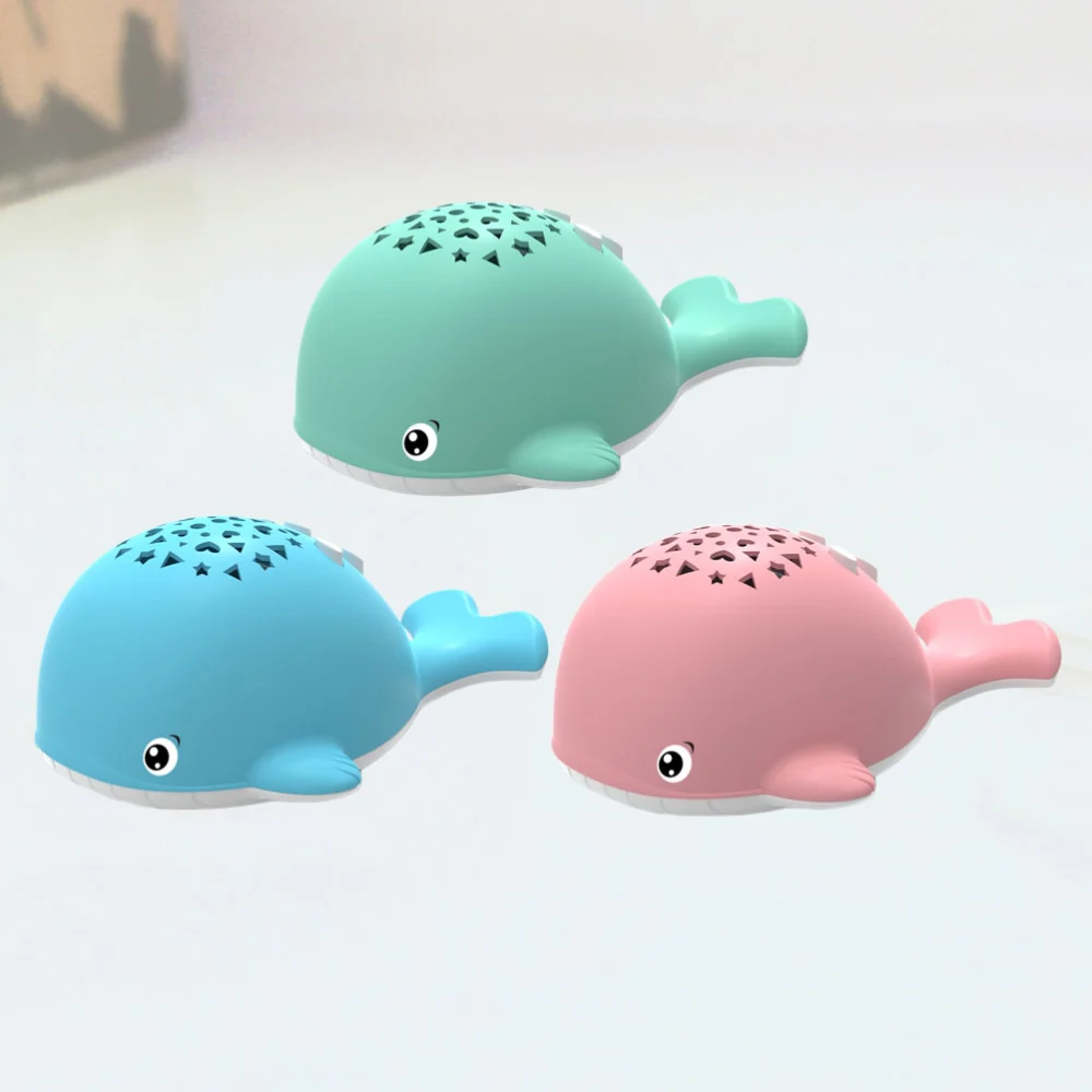 1PC Whale Shaped Story Telling Machine Musical Sounding Toy Early Learning Gift Educational Supply for Kids Without Battery (Random Color)